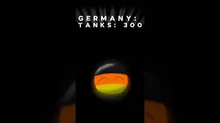 Countries rated by Tanks |CB edit #shorts #memes #countryballs #edit #ww3 #germany #usa #russia #gay