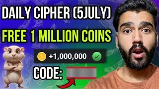 Hamster Kombat Daily Cipher Code (5 July) | Daily Cipher Hamster Kombat Today