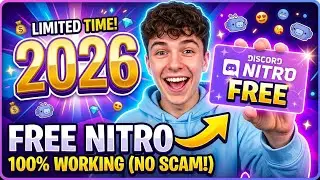 ✅ DISCORD NITRO for FREE in 2026 🟣 How I Got 12 Months of Discord Nitro for FREE