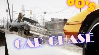 GTA IV - '80s Car Chase Scene