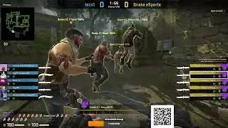 Раунд 5. ПОЛУ-ФИНАЛ! КИБЕРСПОРТ СЁПИК ПАТИ! SNAKE TEAM -TEZX1