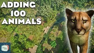 Adding 100 Animals to my Zoo with Fish, Birds, Black Bears & Cougars | Planet Zoo Colonial Shores