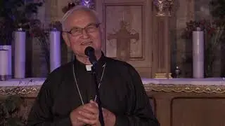 Vysk. Jonas Kauneckas ir saksofonistas Petras Vyšniauskas. Liudijimų vakaras. 2018 05 25