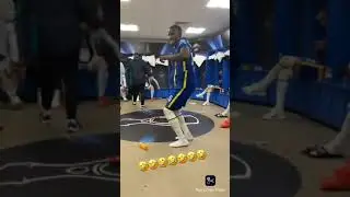 Chelsea players celebrating and dancing to Tekno's song Skeletun after winning the EFL cup #shorts