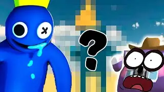 I MADE BLUE RAINBOW FRIENDS in Chicken Gun!