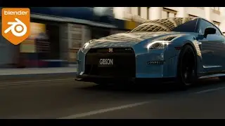 How I created this car animation in blender 3D | Timelapse