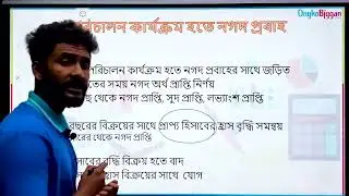 অধ্যায় ৩: নগদ প্রবাহ বিবরনী | HSC Accounting 2nd paper | পরিচালন কার্যক্রম | Cash flow statement |