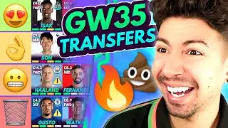 FPL GW35 BEST DOUBLE GAMEWEEK TRANSFERS! | Transfer Tier List DGW35 | Fantasy Premier League 2023/24