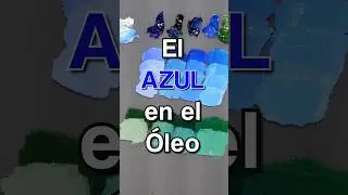 El Azúl en el Óleo 💙🎨 #arte #pinturaoleo #oleo #shortvideo