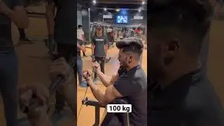 100 kg cable curl || 