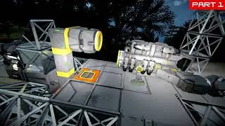 Space Engineers.  Летающая база 