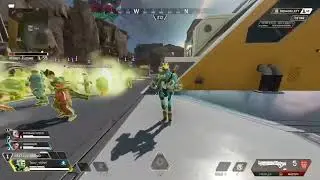 Caustic gas VS 20 players / apex legends bot lobby season 20