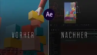 Bunte Häuser machen mit Hilfe von Adobe After Effects