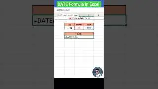 DATE Formula in Excel  #date #formula1 #mircosoft #excel
