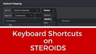 Keyboard Shortcuts on Steroids - Davinci Resolve 15 Tutorial
