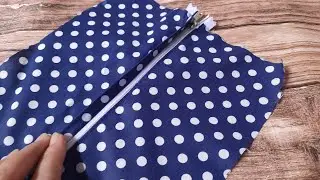 Cara Menjahit Risleting Tersembunyi Dan Rapi / Sewing Lapped Zipper @UnwanSewing
