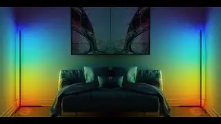 Напольный Угловой светильник RGB своими руками / DIY RGB Corner Floor Lamp
