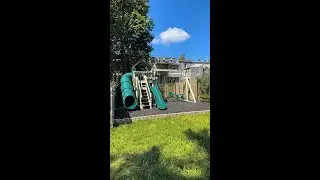 Watch this swing set get assembled in less than 20 SECONDS!