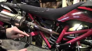 TTR 125 (Перетяжка сиденья)