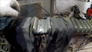 Делаю новый зуб на рейке гидроманипулятора.