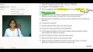Questions Based on Philosophy Explained with Full Solution