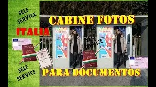 CABINE DE FOTO SELF-SERVICE NA ITALIA PARA DOCUMENTOS