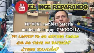 Como cambiar la batería interna de laptop hp cmooo4la A03XL muy facil abrir equipo paso a paso