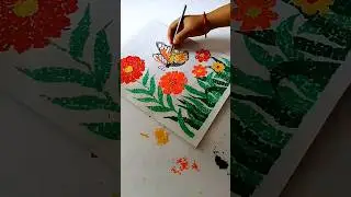 Paper collage art || Butterfly collage art | 