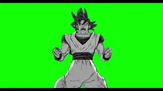 GOKU GREEN SCREEN MANGA ANIMATION 