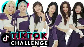 Kpop Girl Group EVERGLOW Plays Cosmo's TikTok Challenge Challenge! | Cosmopolitan