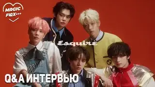 [RUS.SUB] Q&A Интервью с TXT｜ESQUIRE KOREA