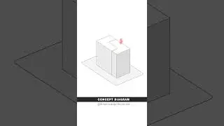 Architectural concept animation with After Effects and illustrator  #architecture #conceptdiagram