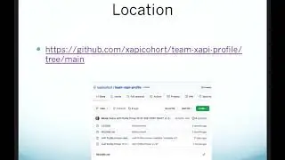 team xAPI Profile Team Cohort Presentation 11-18-21
