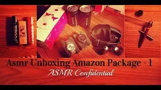 ASMR Unboxing AMAZON package - 1 ( tingles for sleep )