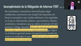 Informe semestral F987