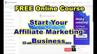 FREE Online Course | Start Your Affiliate Marketing Business