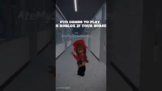 Fun games to play on Roblox If your bored 🤩 