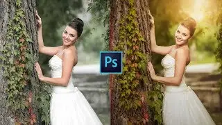 Photoshop CC Tutorial: Wedding Photo Edit : CAMERA RAW Filter