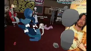 when your little brother bother's you when playing in vr (VRChat)