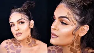 Giraffe Halloween Makeup & Hair