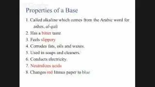 Notes - Acids and Bases