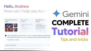 How To Use New Google Gemini (Gemini AI Tutorial) Complete Guide With Tips and Tricks