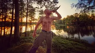 Mit dem Kanu im Gebiet von 7 vs Wild unterwegs in Schweden