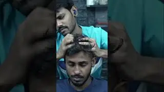 Oily Ear Massage And Head Massage #shorts