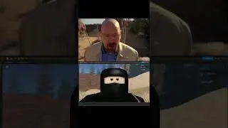 walter white falling Roblox Game.