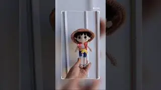 Luffy Amigurumi #amigurumi #diy #crochet #tejidoamano #muñecotejido #onepiece