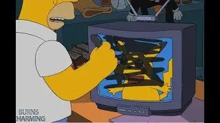 The Simpsons- Homer Hates Pikachu And Cartoons!