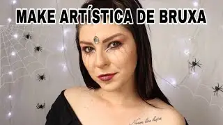 MAQUIAGEM DE BRUXA PARA HALLOWEEN E FESTA FANTASIA