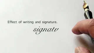 After Effects - Handwriting Signature Effect