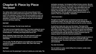Chapter 6: Piece by Piece - The Desert